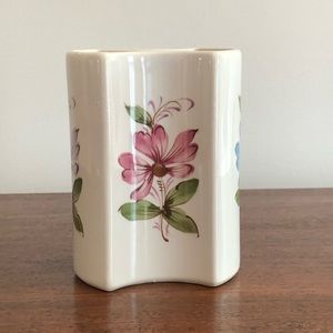 Vintage F.T.D. Floral Vase, Made in Portugal